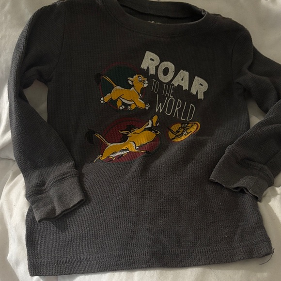 Disney Other - Disney Black 'Roar to the World' Long Sleeve Shirt
